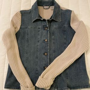 Denim and Sweater Jacket